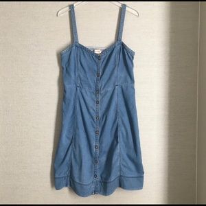 Anthropology Pilcro Rose & Shine Denim Dress